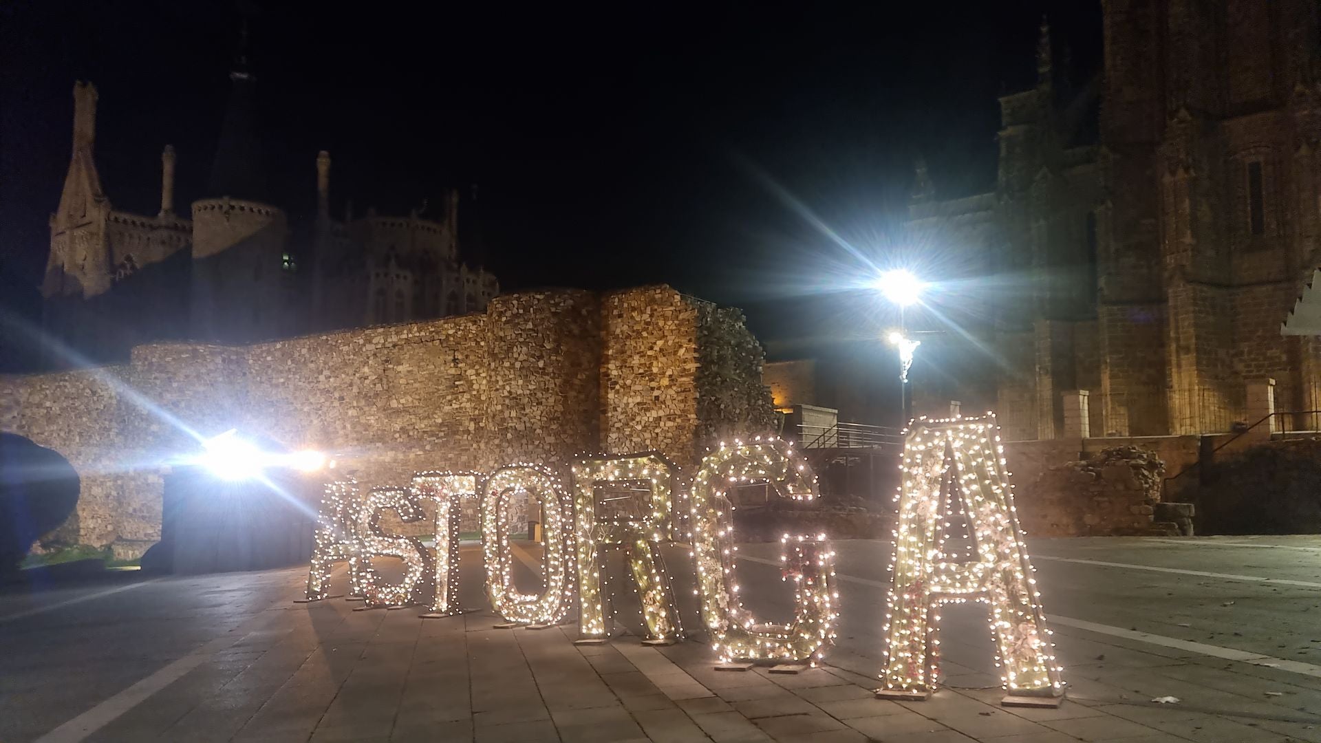 Encendido de luces navideñas en Astorga