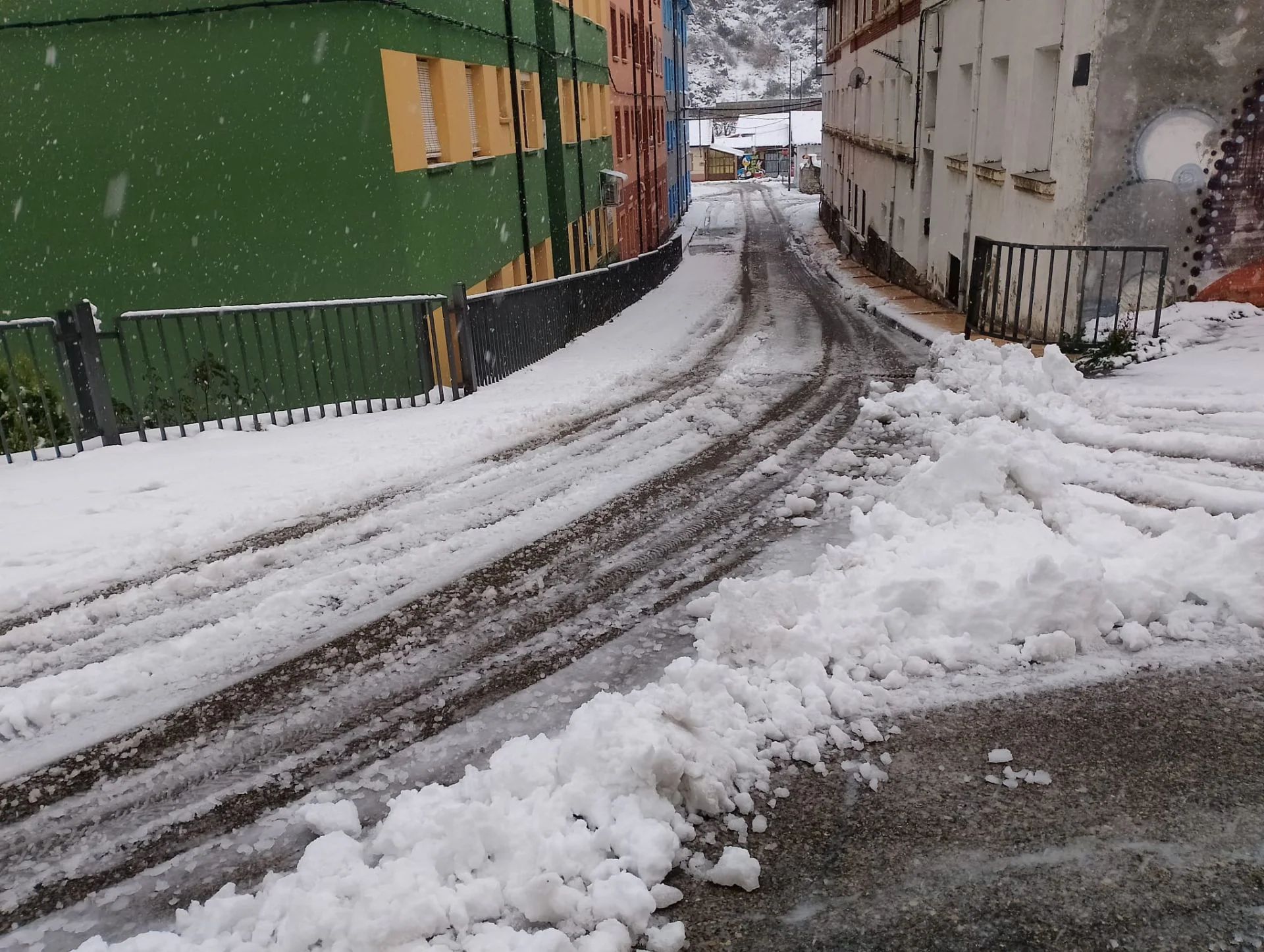 Nieve en Ciñera