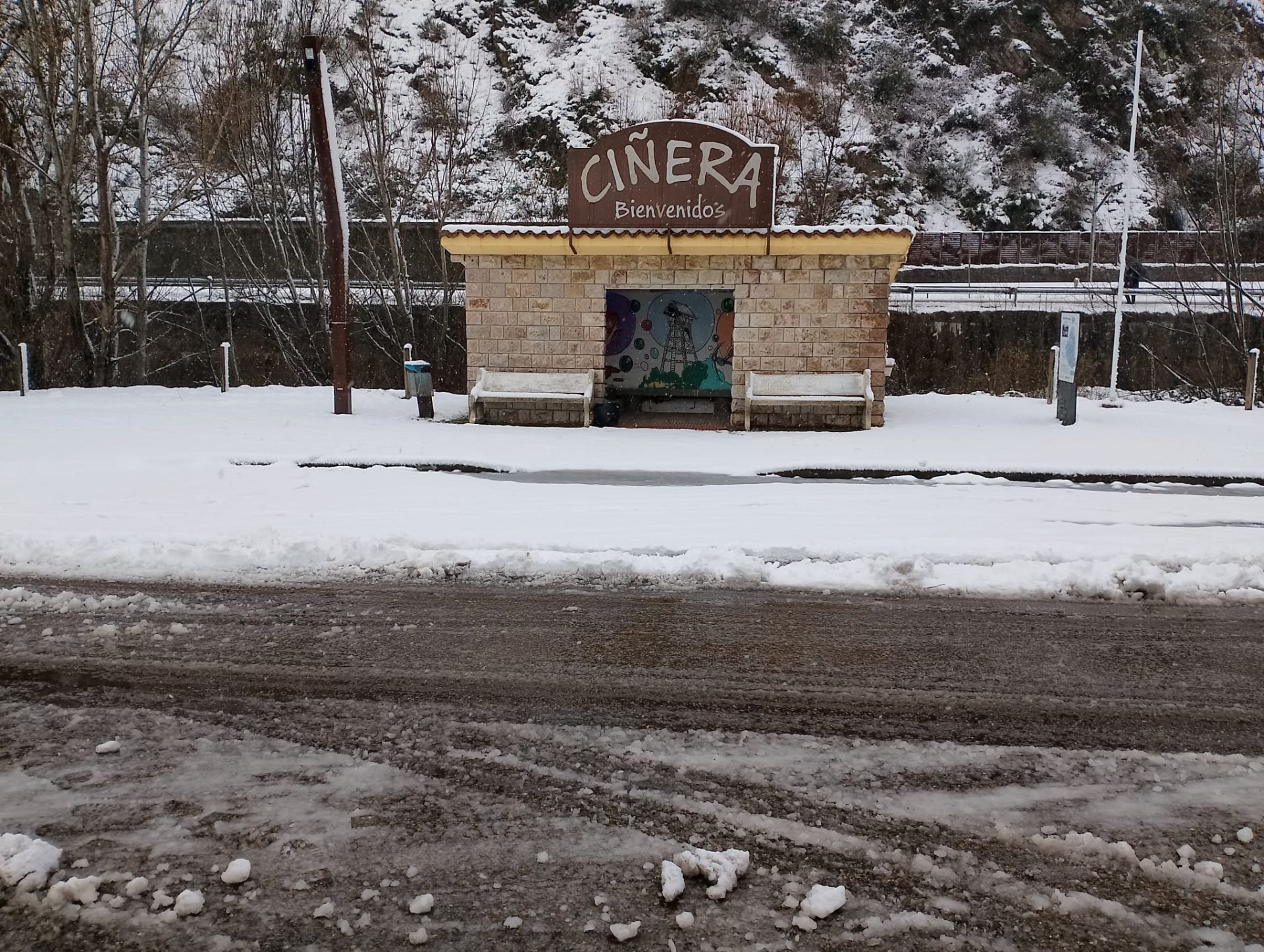 Nieve en Ciñera