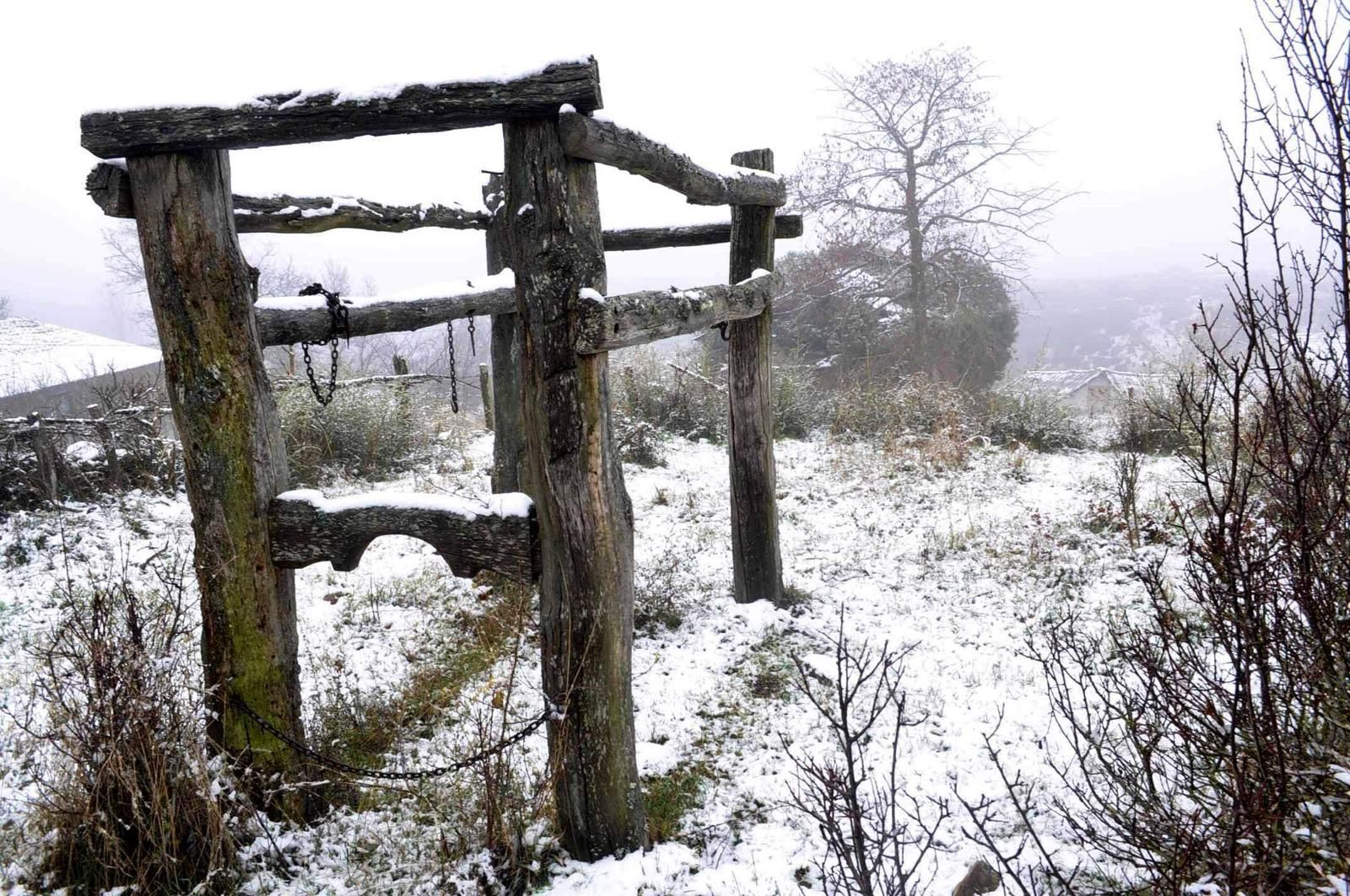 Nieve en la montaña leonesa.