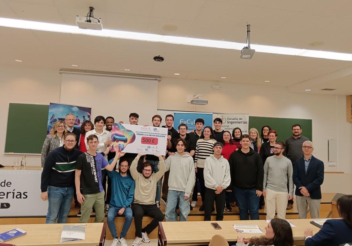 Estudiantes de 3º de Ingeniería Informática ganadores del Talent Toolkit.