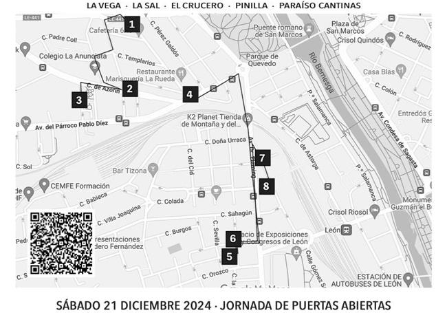 Mapa Jornada puertas abiertas.