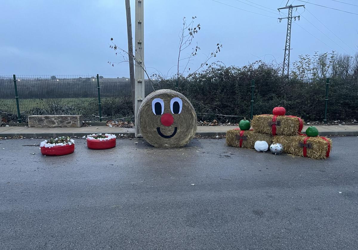 Decoración navideña en Valdespino de Somoza.