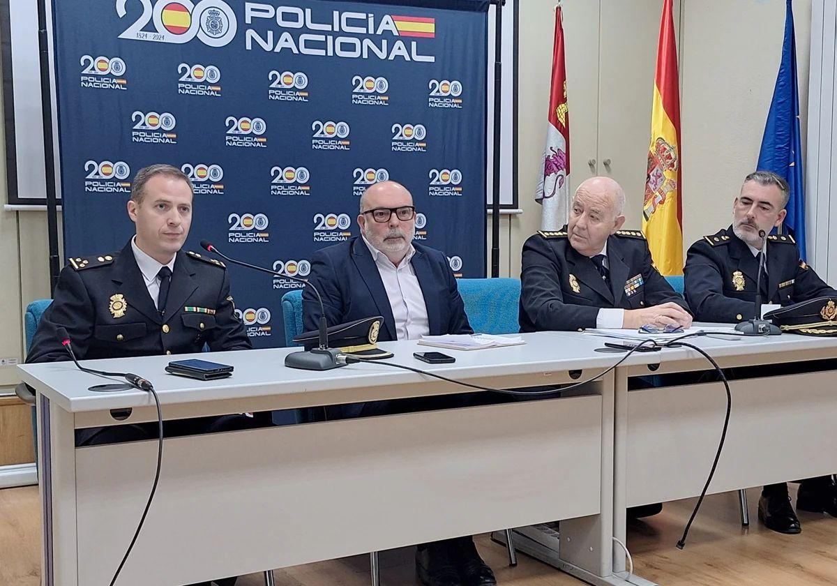 Rueda de prensa del subdelegado del Gobierno en Soria y la Policía Nacional.