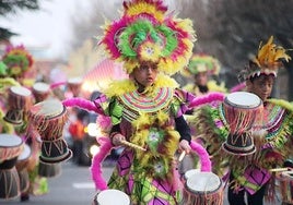 Desfile de Carnaval en León.