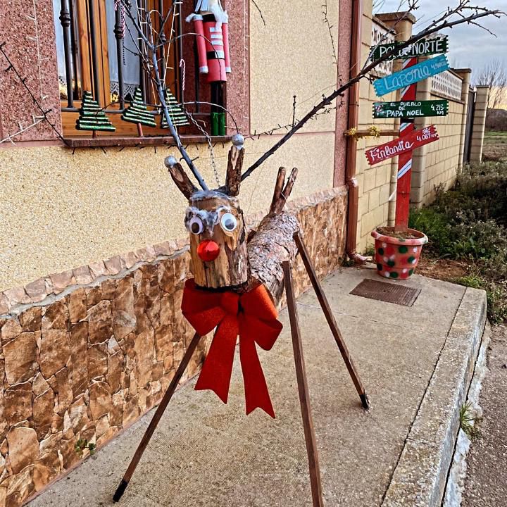 La casa más navideña de un pueblo de León