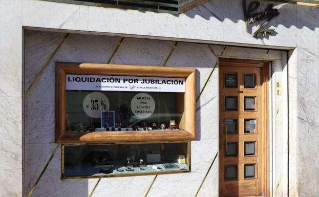 Liquidación por jubilación en Vicente joyero