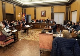 Último pleno de 2024 en el Ayuntamiento de León.