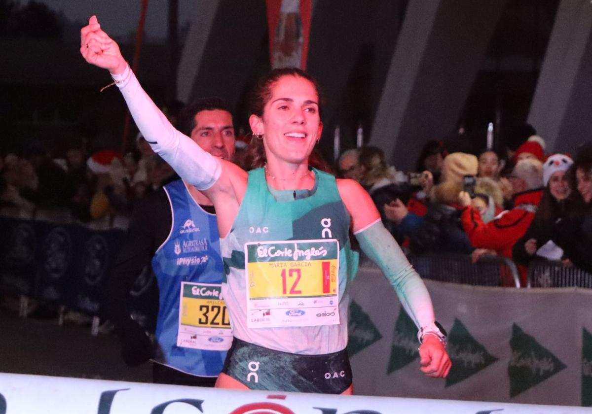 Marta García venció en la prueba femenina.