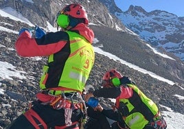 Rescate de Senén Turienzo en Picos de Europa.