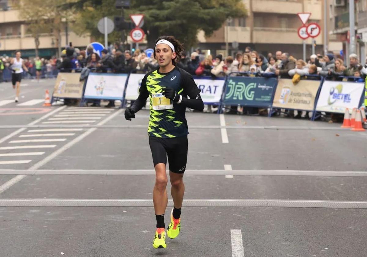 Jorge Blanco, en la San Silvestre Salmantina.