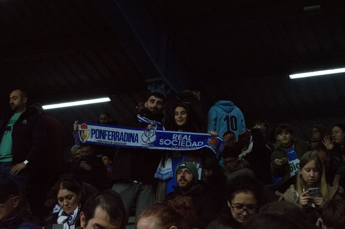Las mejores imágenes del encuentro entre la Ponferradina y la Real Sociedad