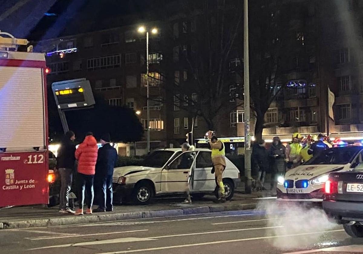 Imagen del accidente en Pendón de Baeza.