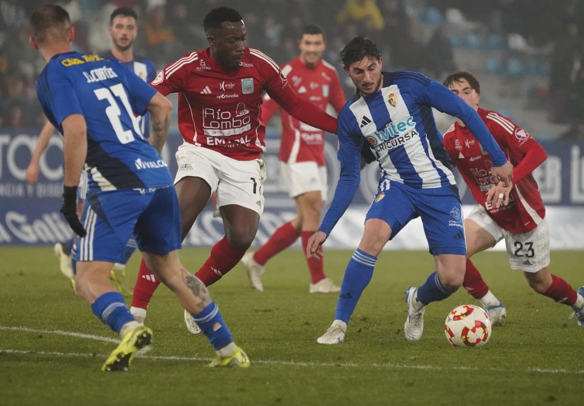 Álex Mula, en un partido con la Deportiva.