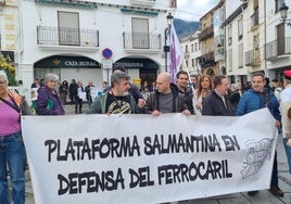 Una manifestación exige «mayor compromiso» al Gobierno para recuperar el tren Ruta de la Plata