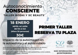 Cartel sobre el taller de autoconocimiento consciente de Centro Bodhi