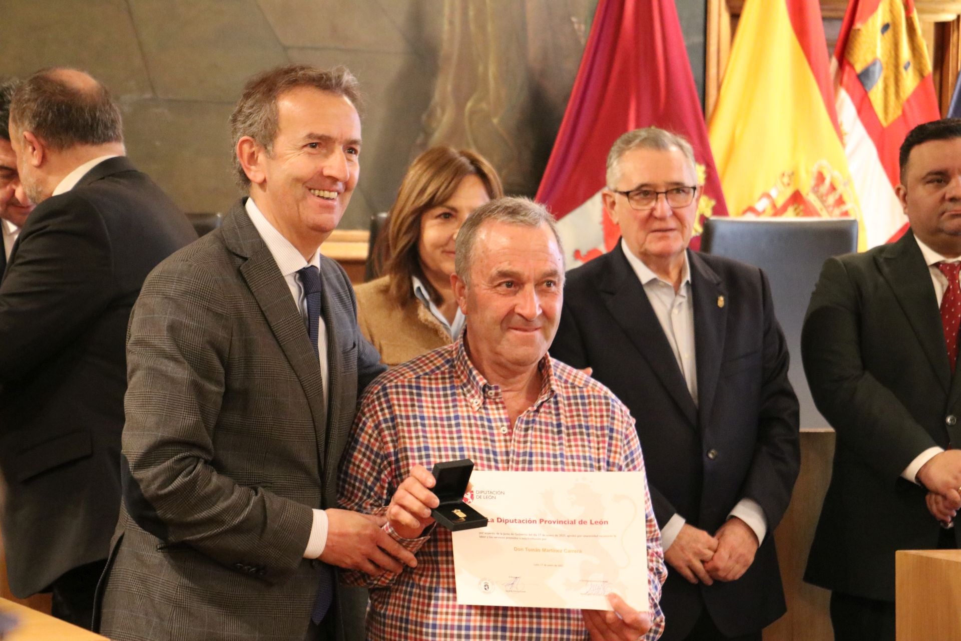 Homenaje a los jubilados de la Diputación de León