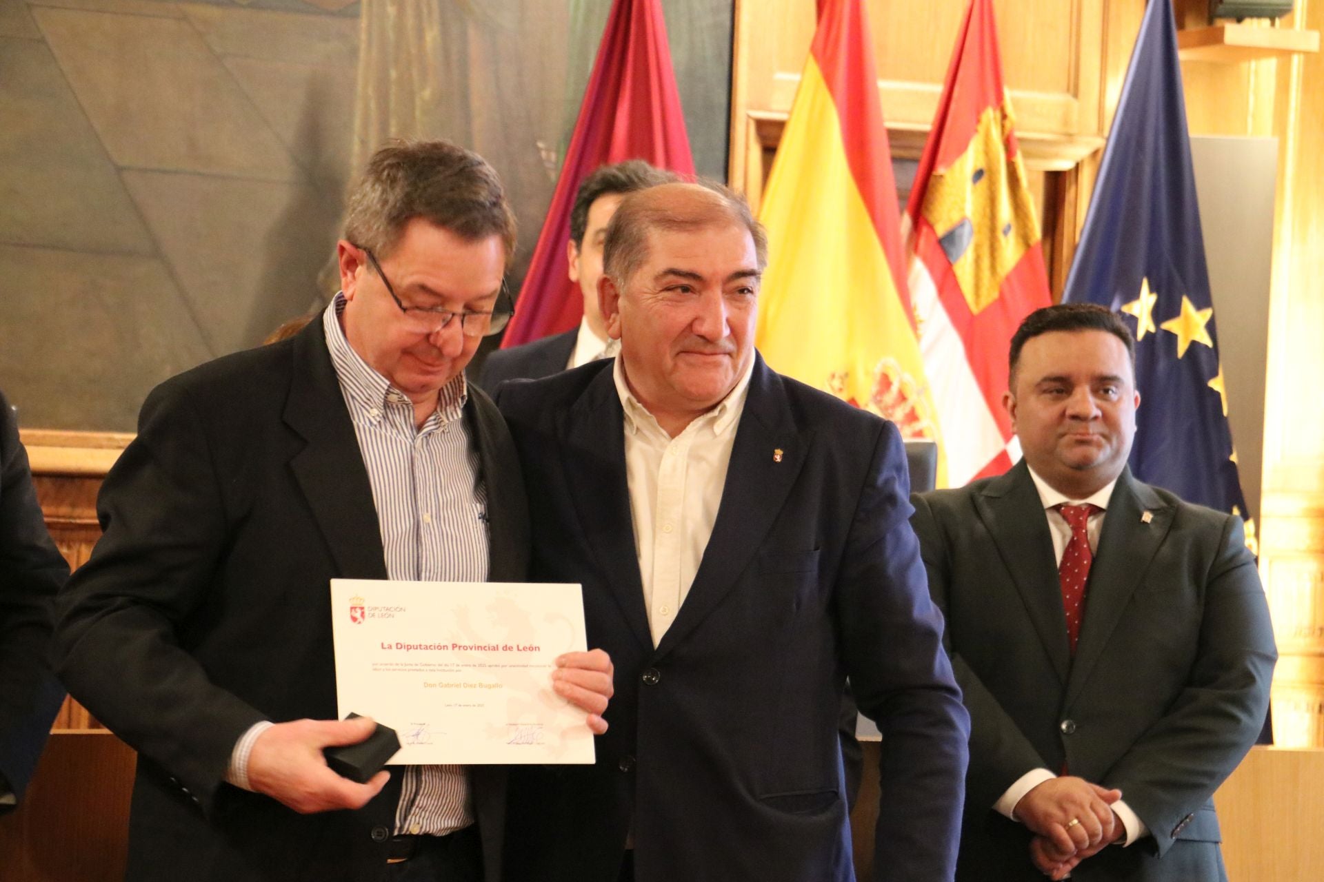 Homenaje a los jubilados de la Diputación de León