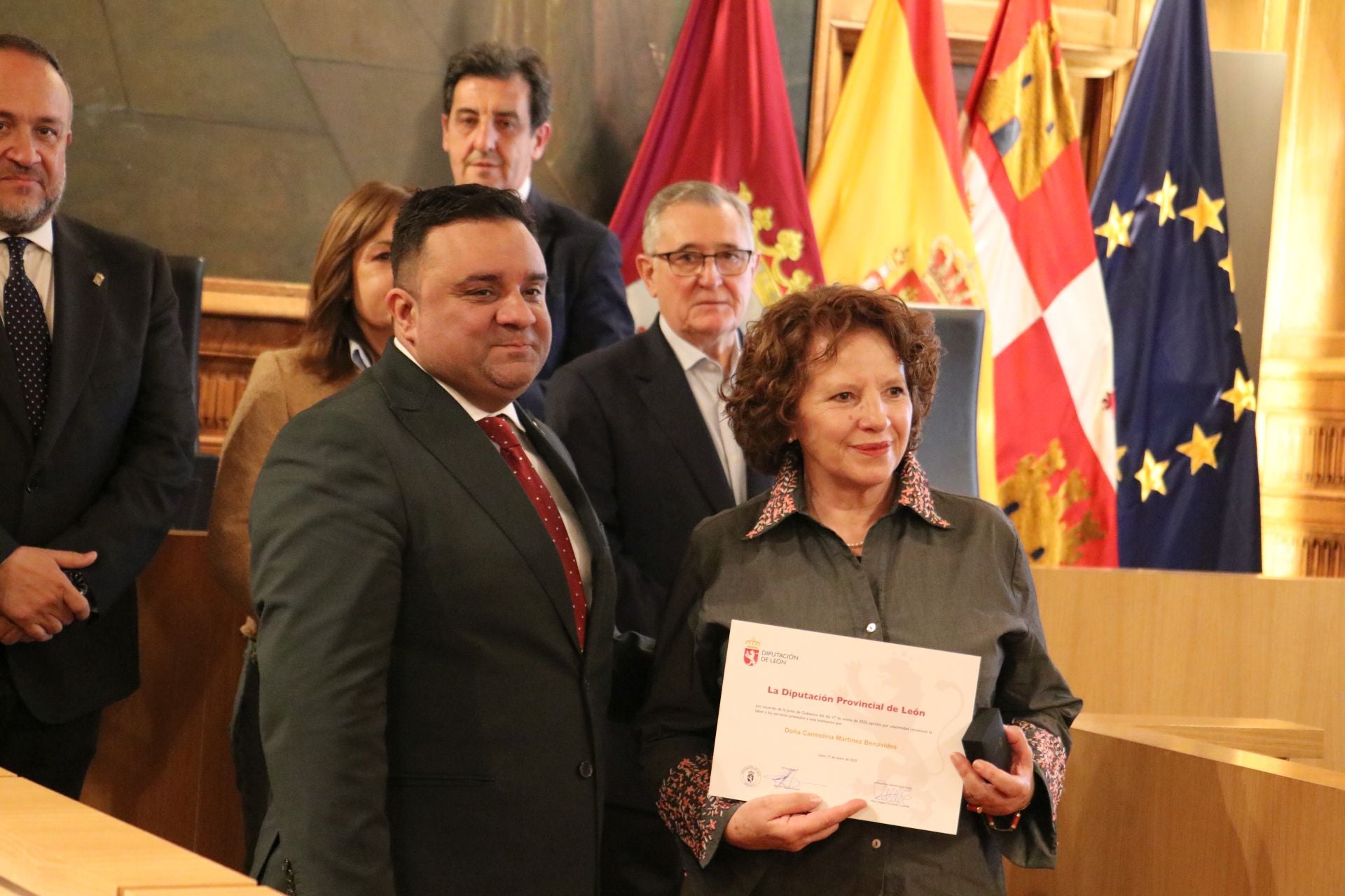 Homenaje a los jubilados de la Diputación de León