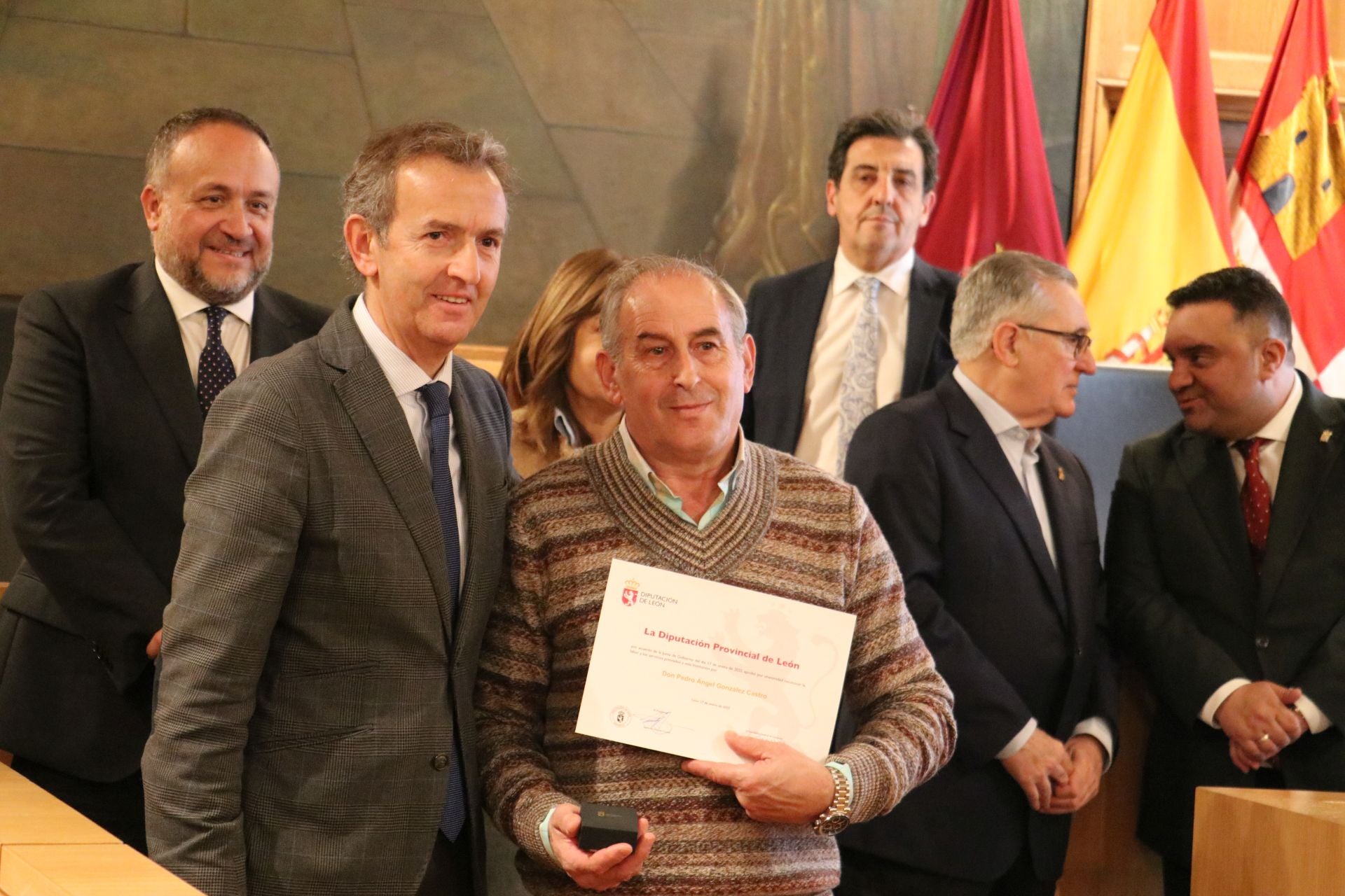 Homenaje a los jubilados de la Diputación de León