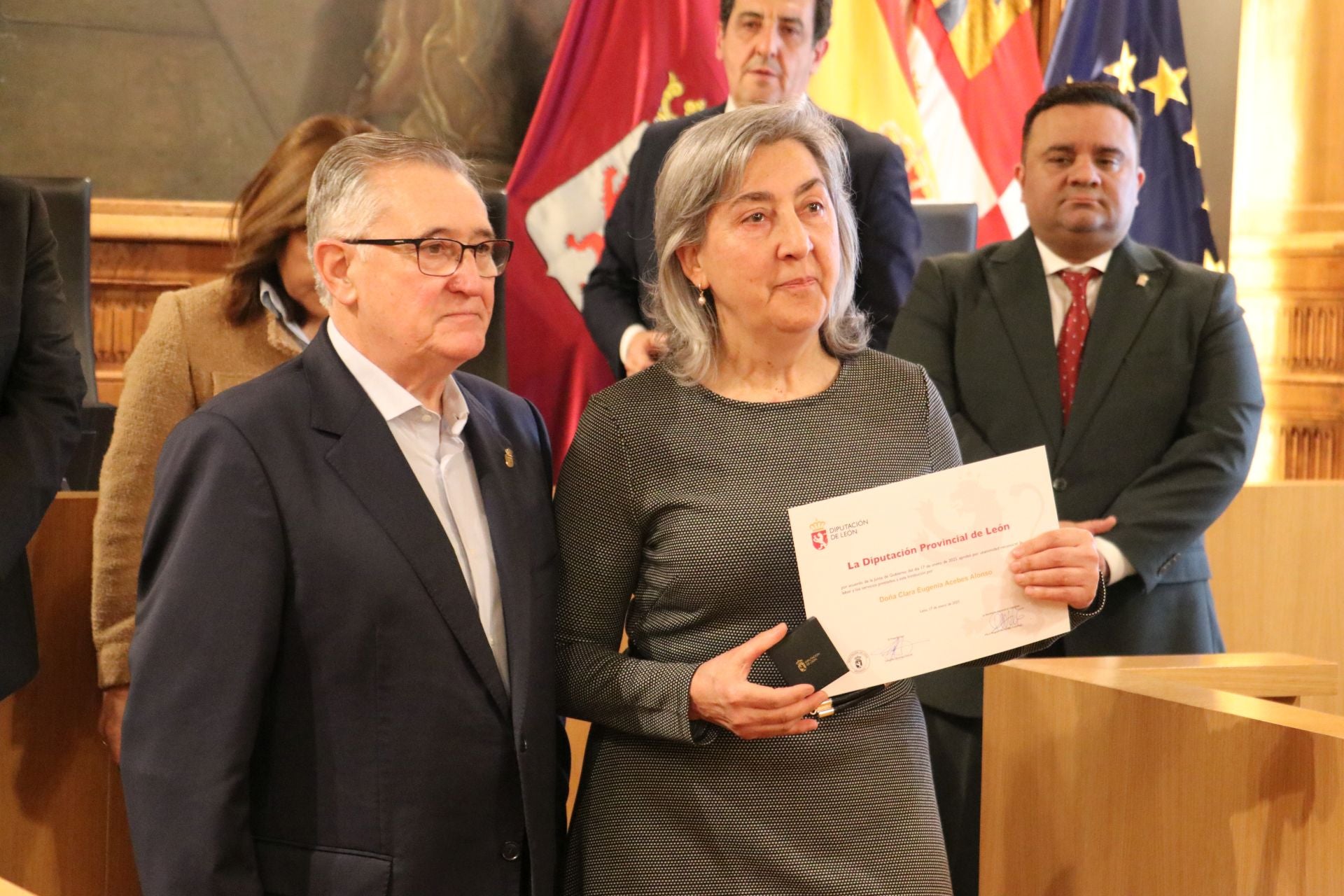 Homenaje a los jubilados de la Diputación de León