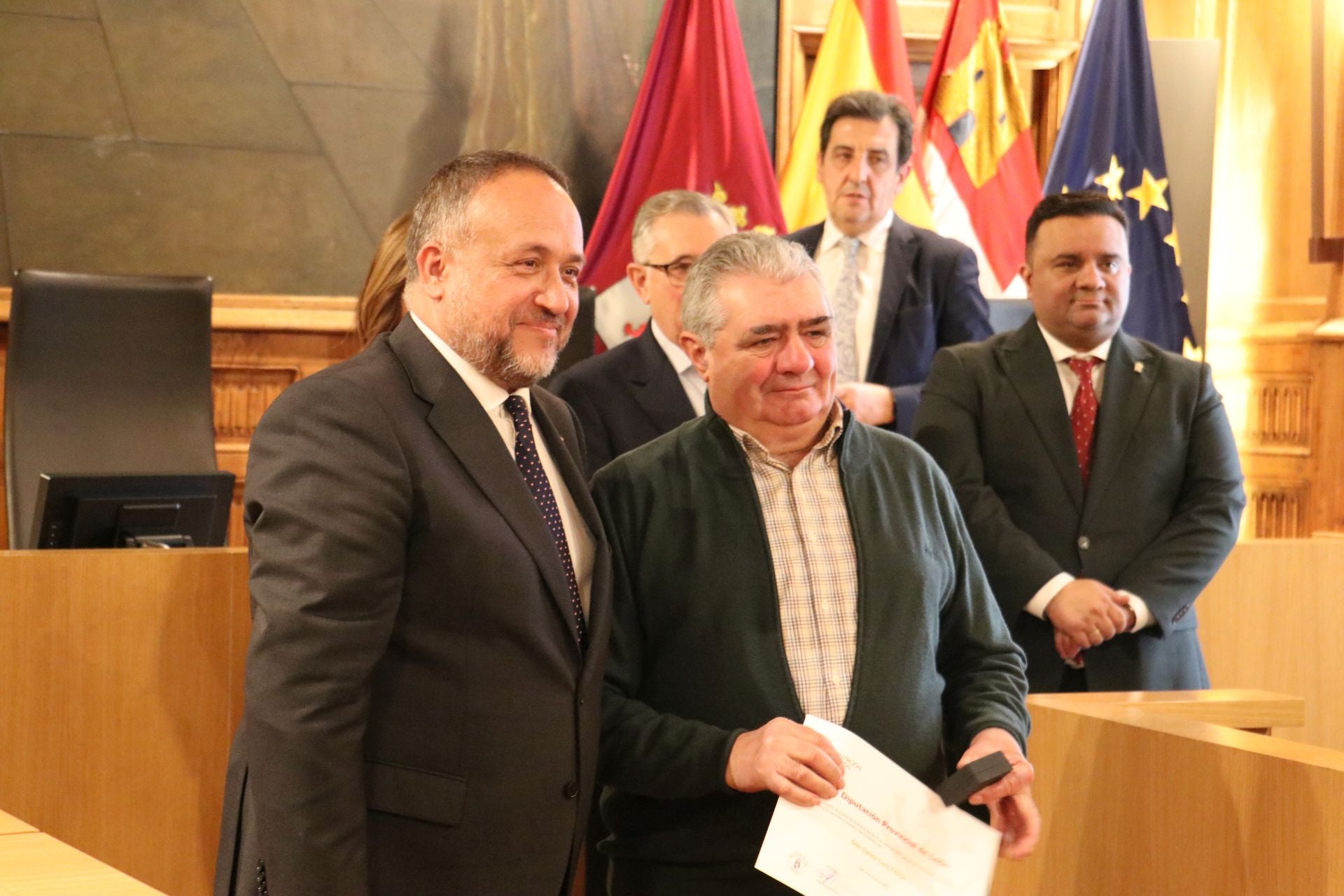 Homenaje a los jubilados de la Diputación de León