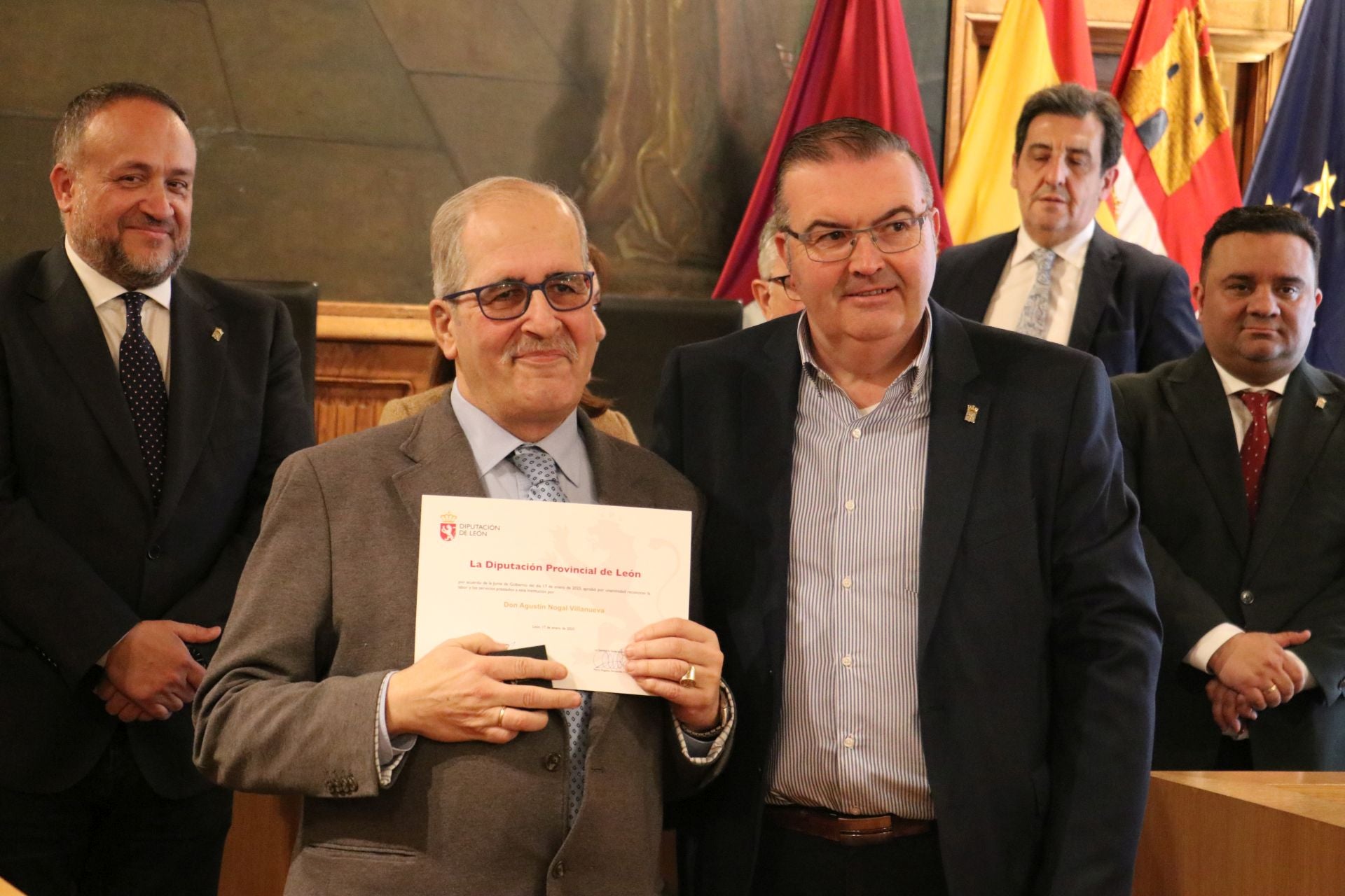 Homenaje a los jubilados de la Diputación de León