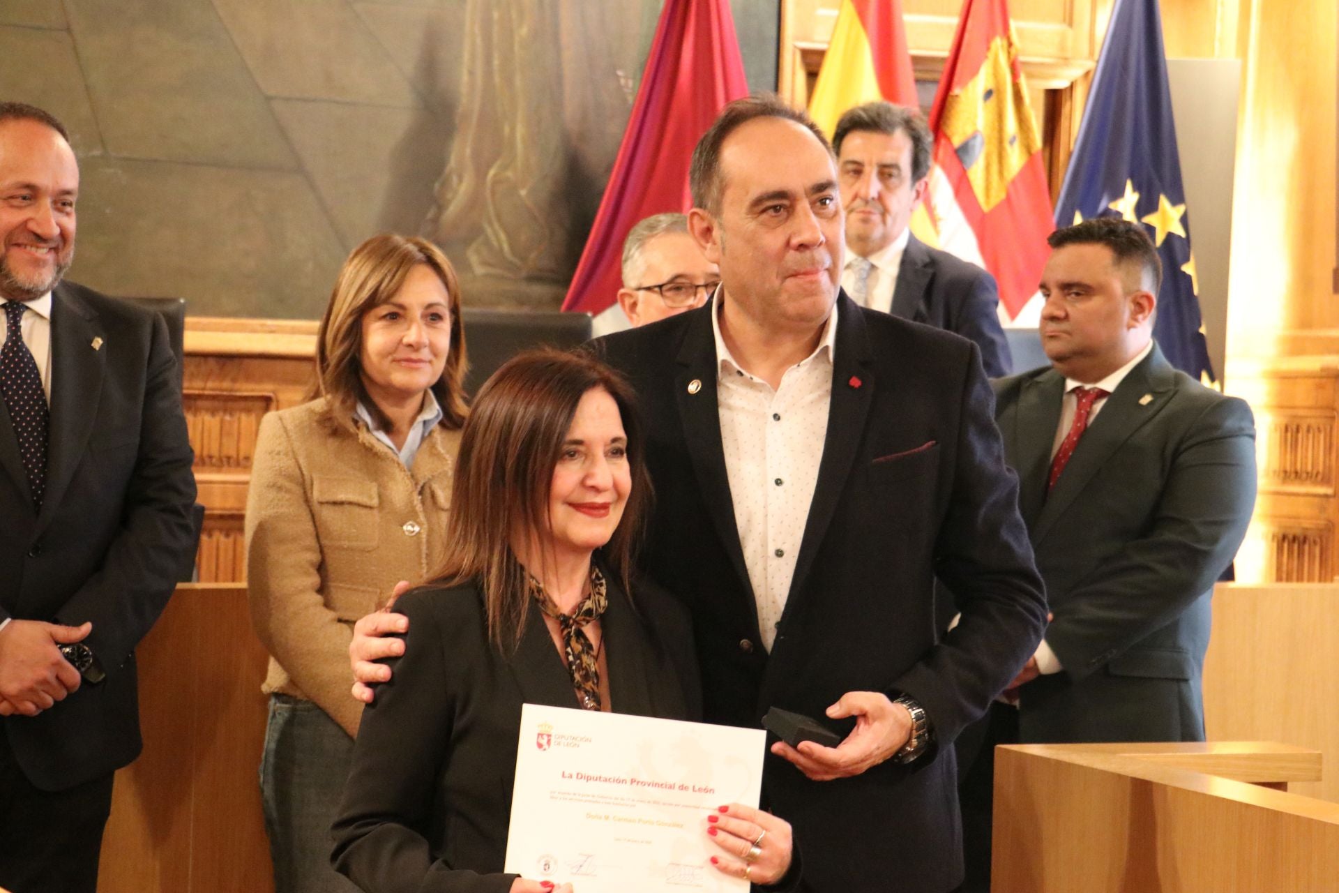 Homenaje a los jubilados de la Diputación de León