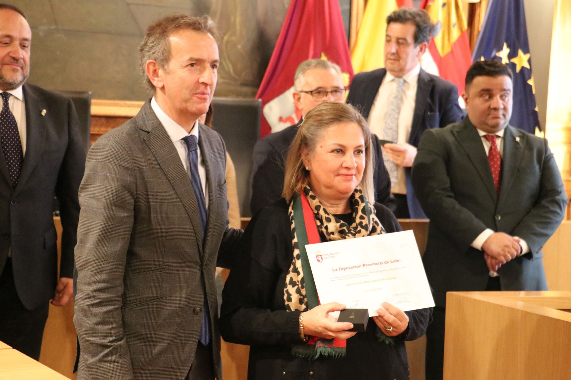 Homenaje a los jubilados de la Diputación de León