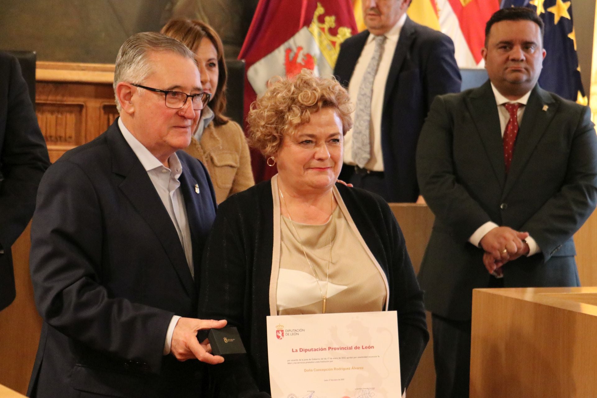 Homenaje a los jubilados de la Diputación de León