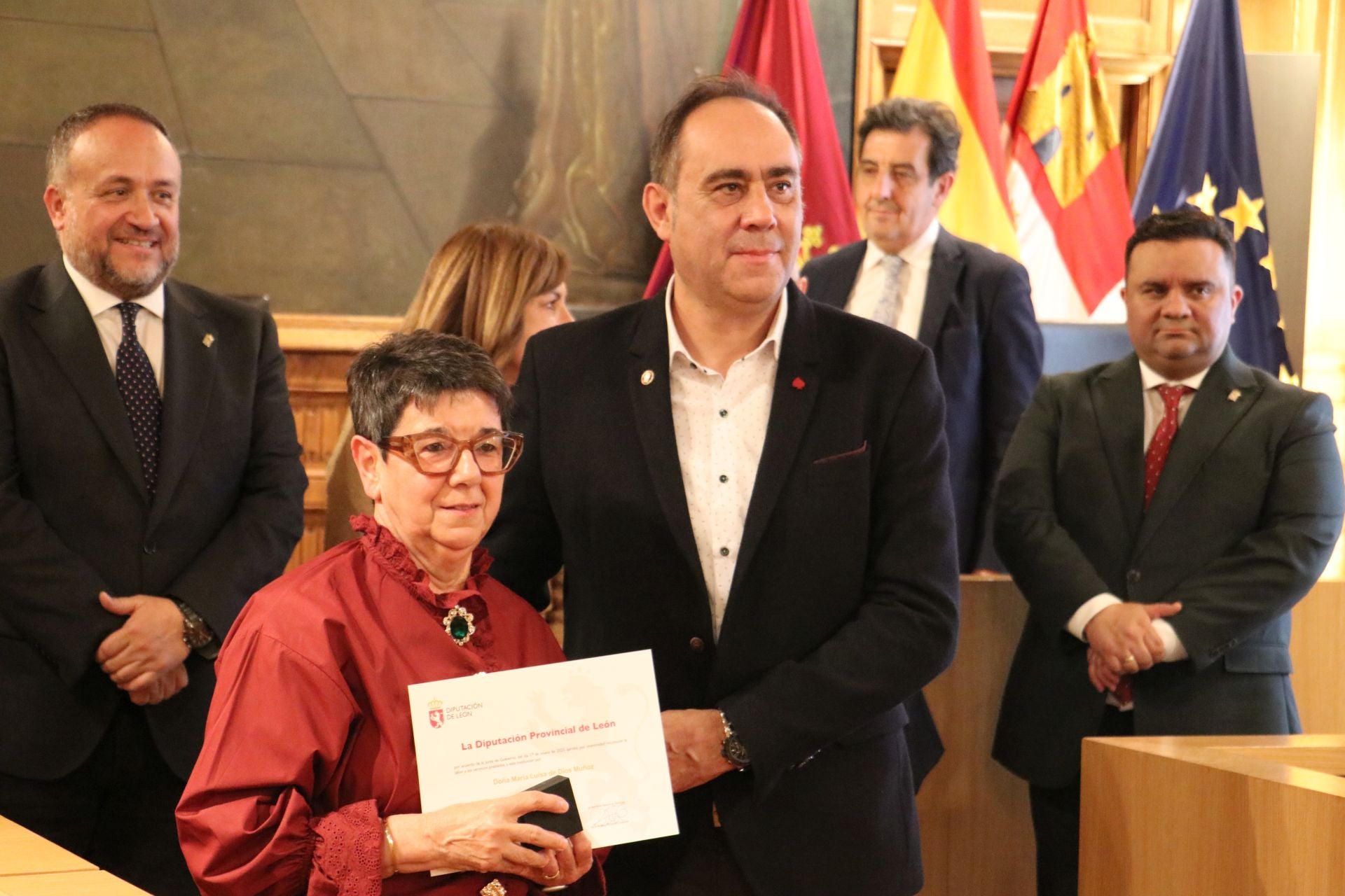 Homenaje a los jubilados de la Diputación de León