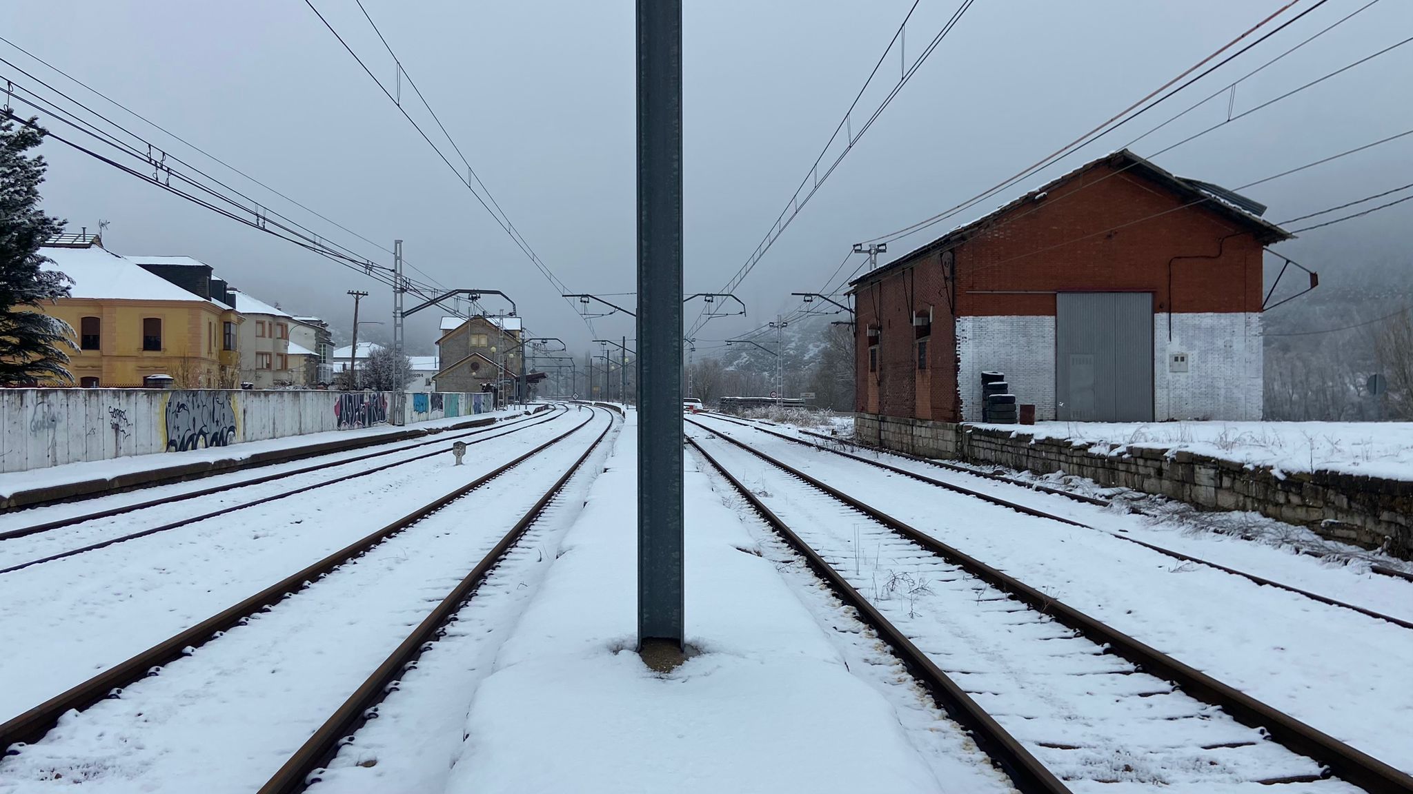 La nieve en Pajares