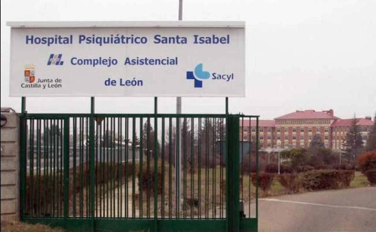 Acceso al Hospital Psiquiátrico Santa Isabel de León.