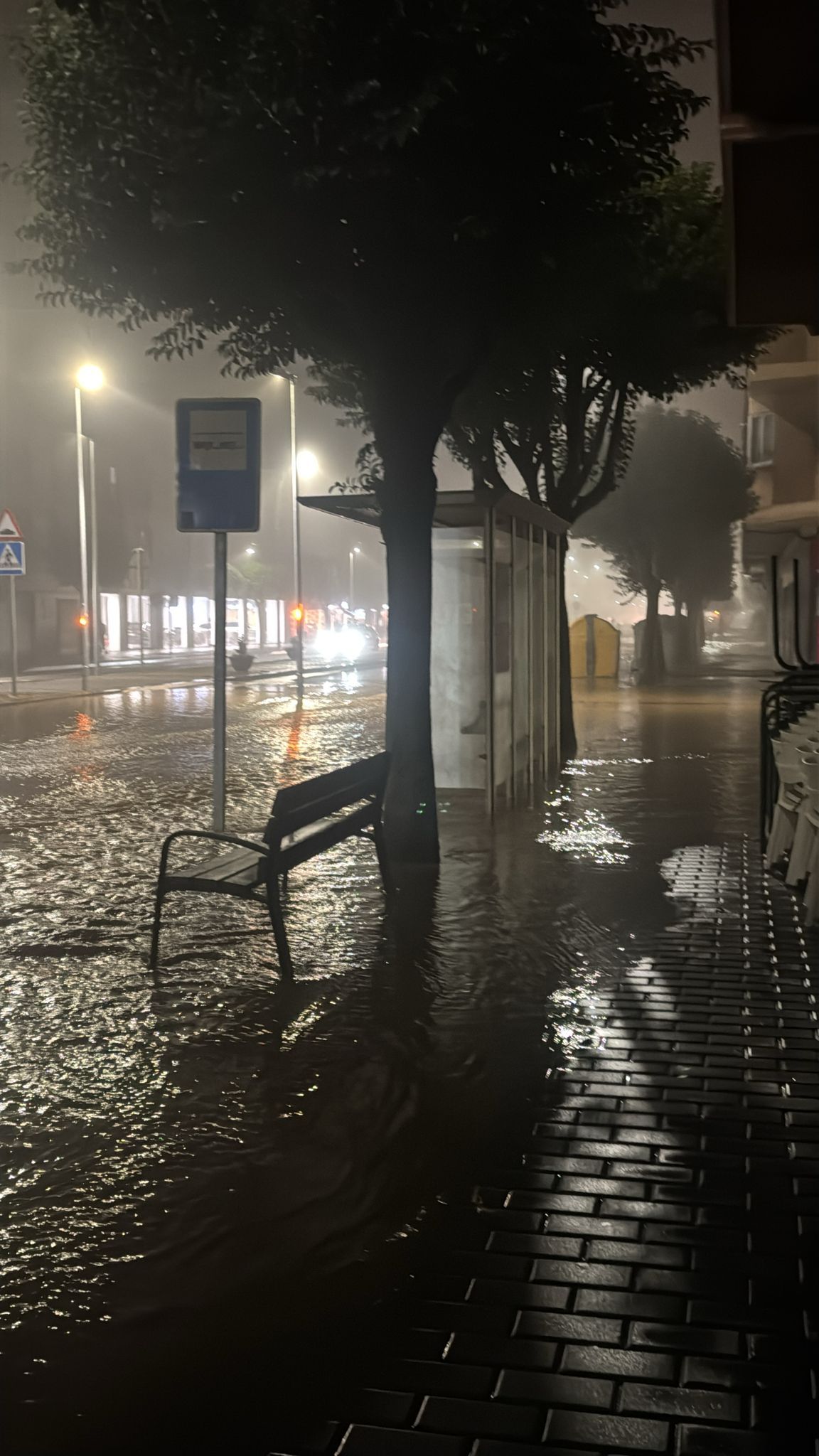 Inundación en Fernández Ladreda