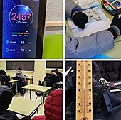 Frío en las aulas: el Bellido se queda sin calefacción y el Luis Vives se congela