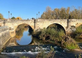 Imagen del río Bernesga.