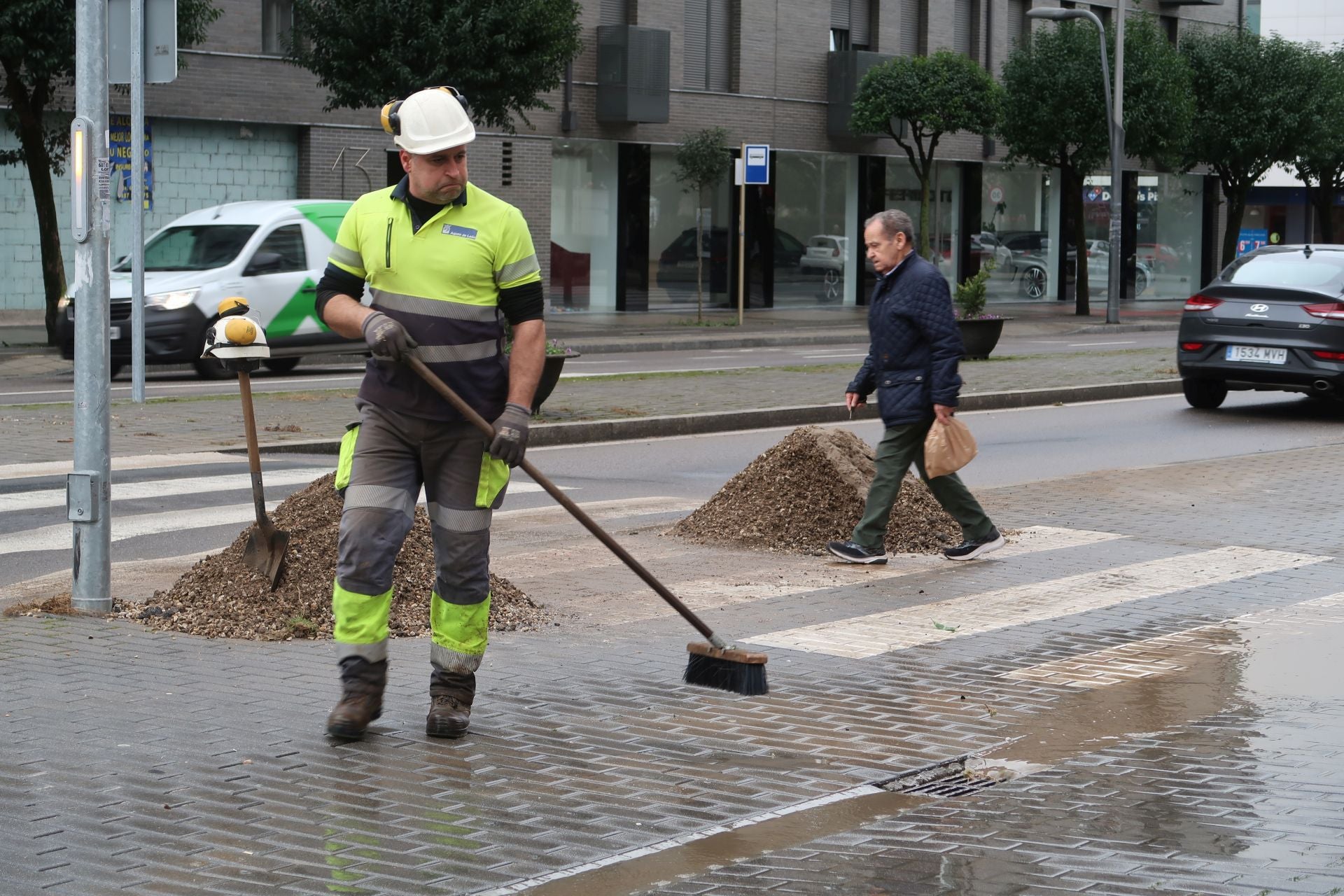 Imágenes de las consecuencias del reventón en Fernández Ladreda