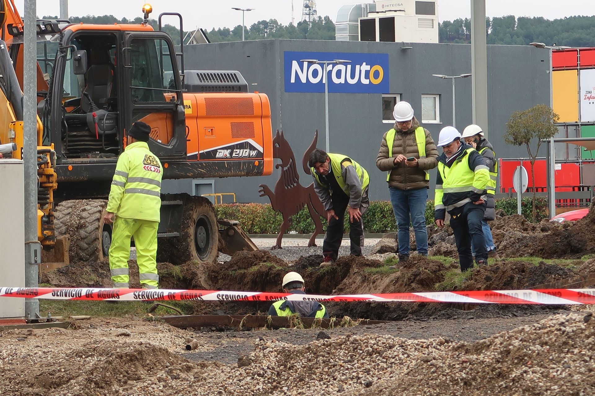 Imágenes de las consecuencias del reventón en Fernández Ladreda