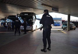 Imagen de archivo de la estación de autobuses de León.