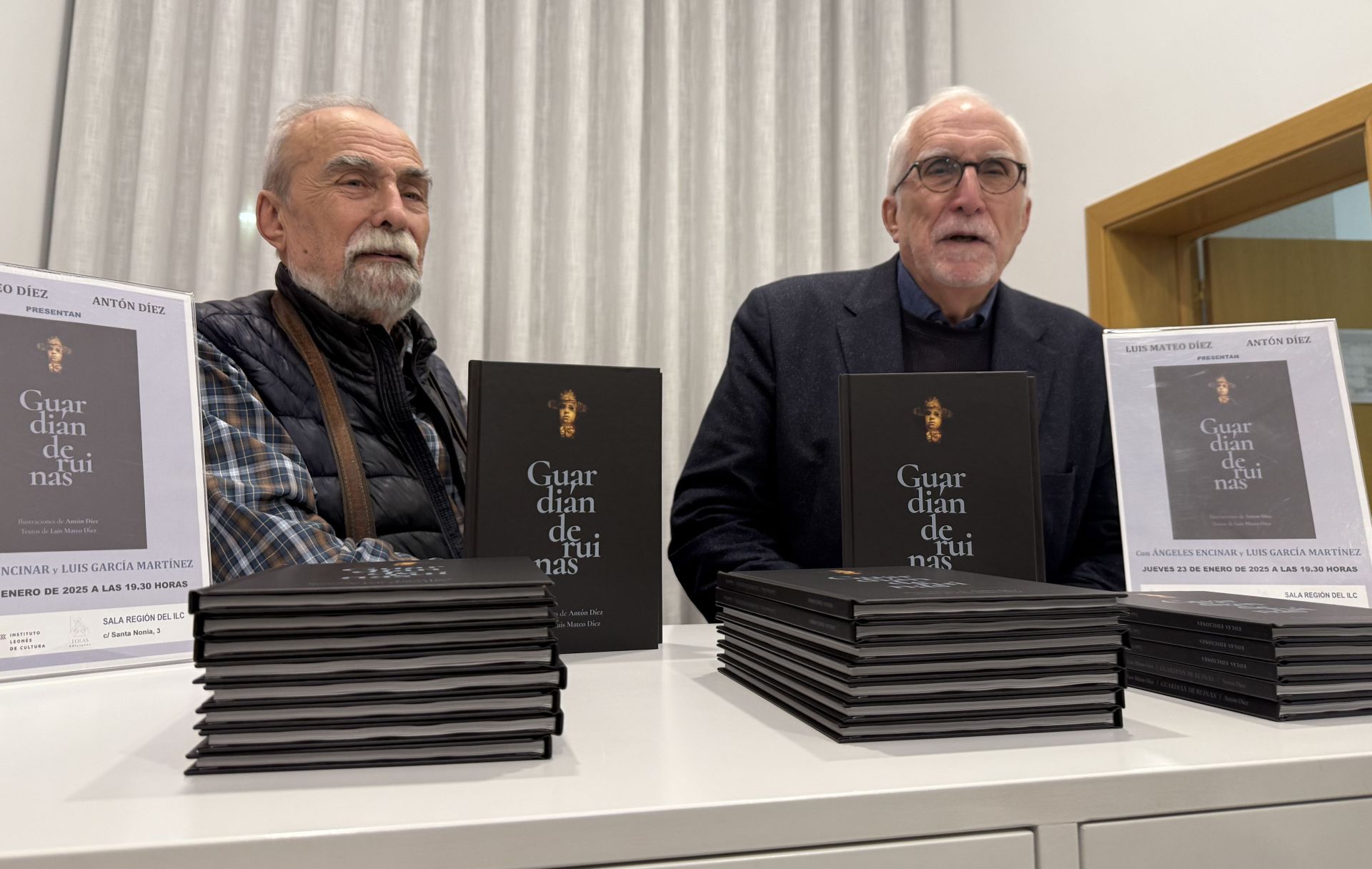 Luis Mateo Díez y Antón Díez presentan &#039;Guardián de Ruinas&#039;