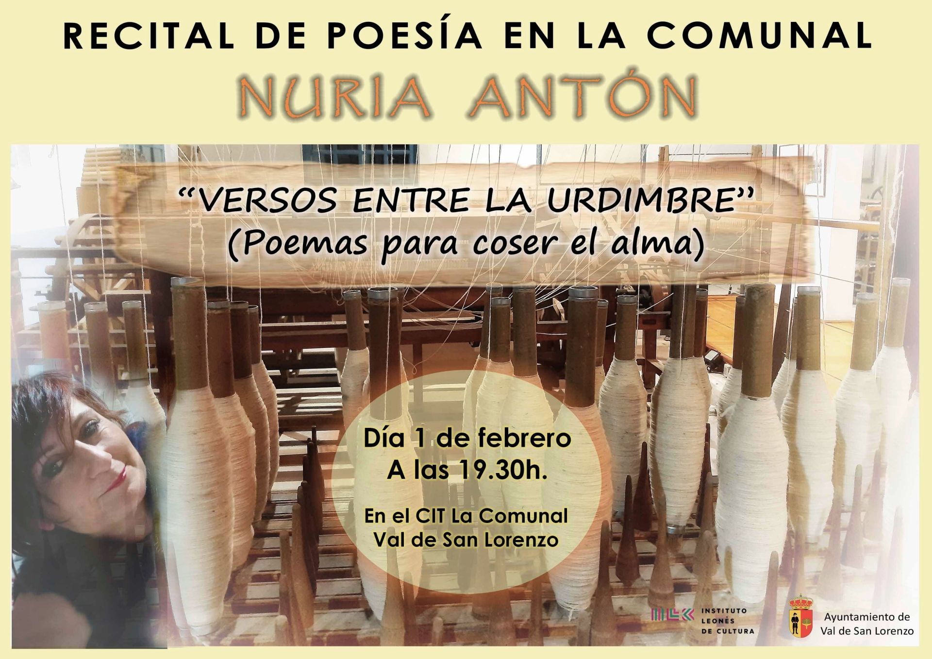 Recital de poesía de Nuria Antón.