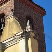 La iglesia olvidada y «apuntalada» en el centro de León que amenaza con «derrumbarse»