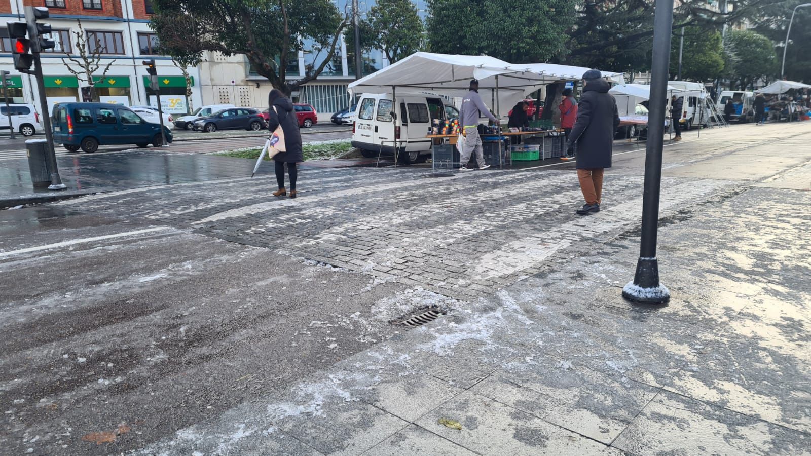 Las imágenes de la nieve en León