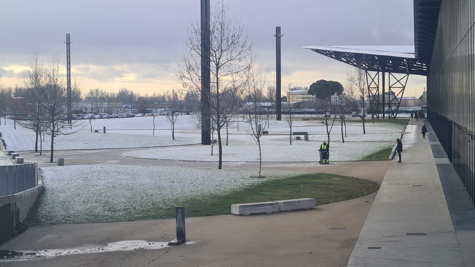 Las imágenes de la nieve en León