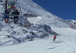 La estación de Leitariegos reabrió este fin de semana.