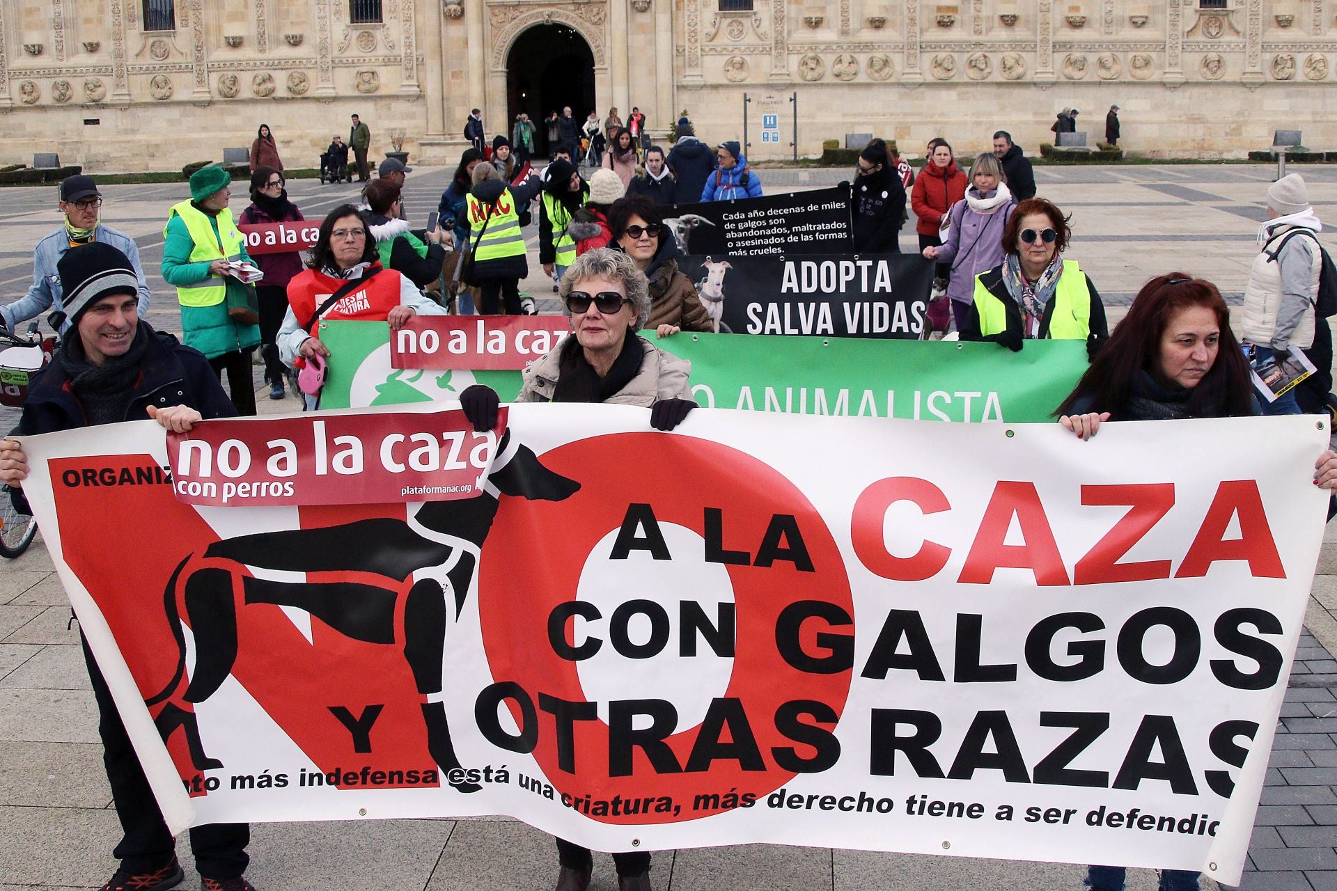 Concentración en la plaza de San Marcos