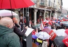 Concentración en Valladolid.