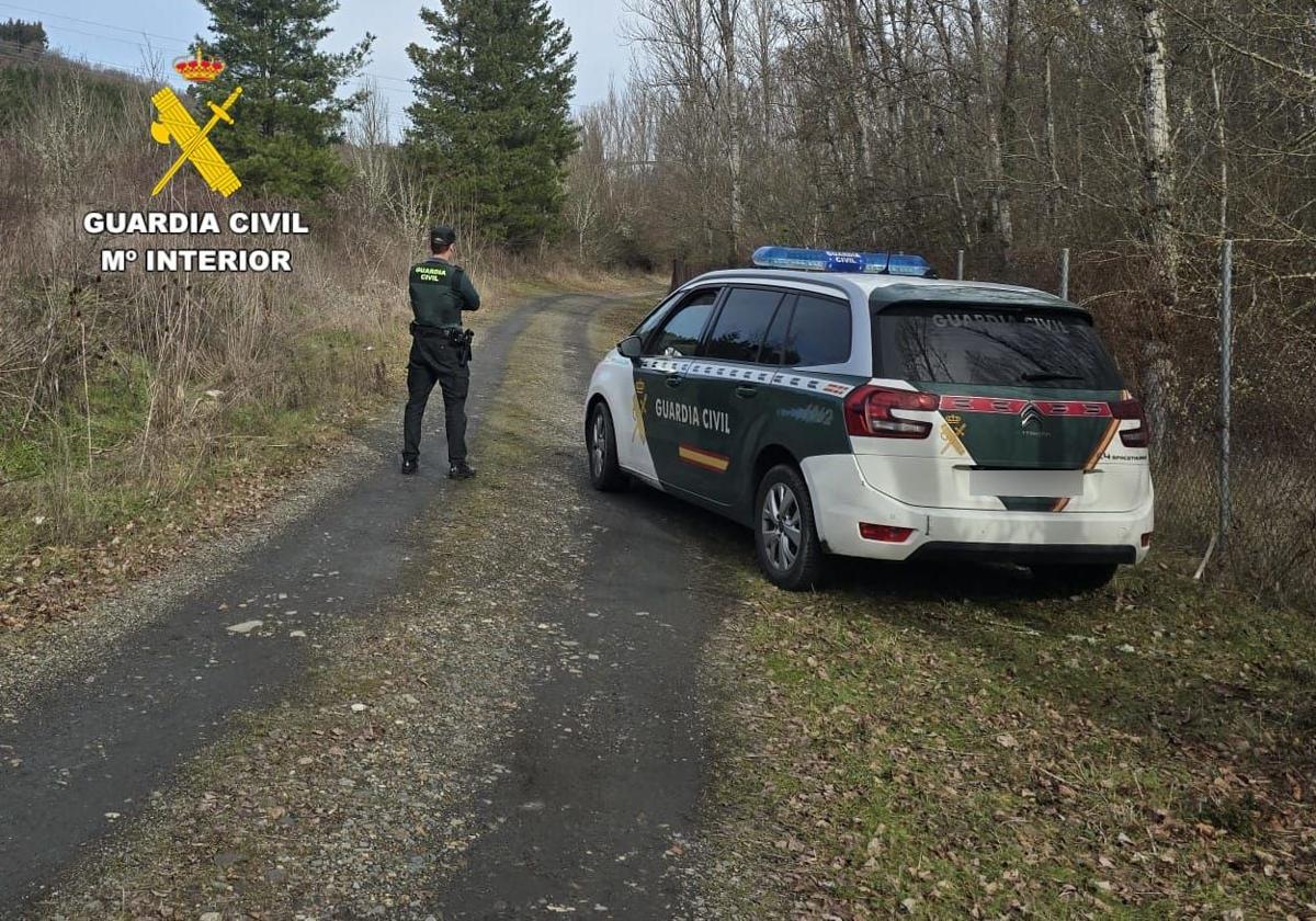 Operativo de búsqueda de la Guardia Civil.