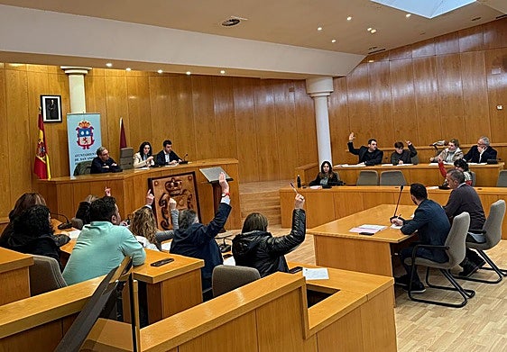 Pleno del Ayuntamiento de San Andrés.