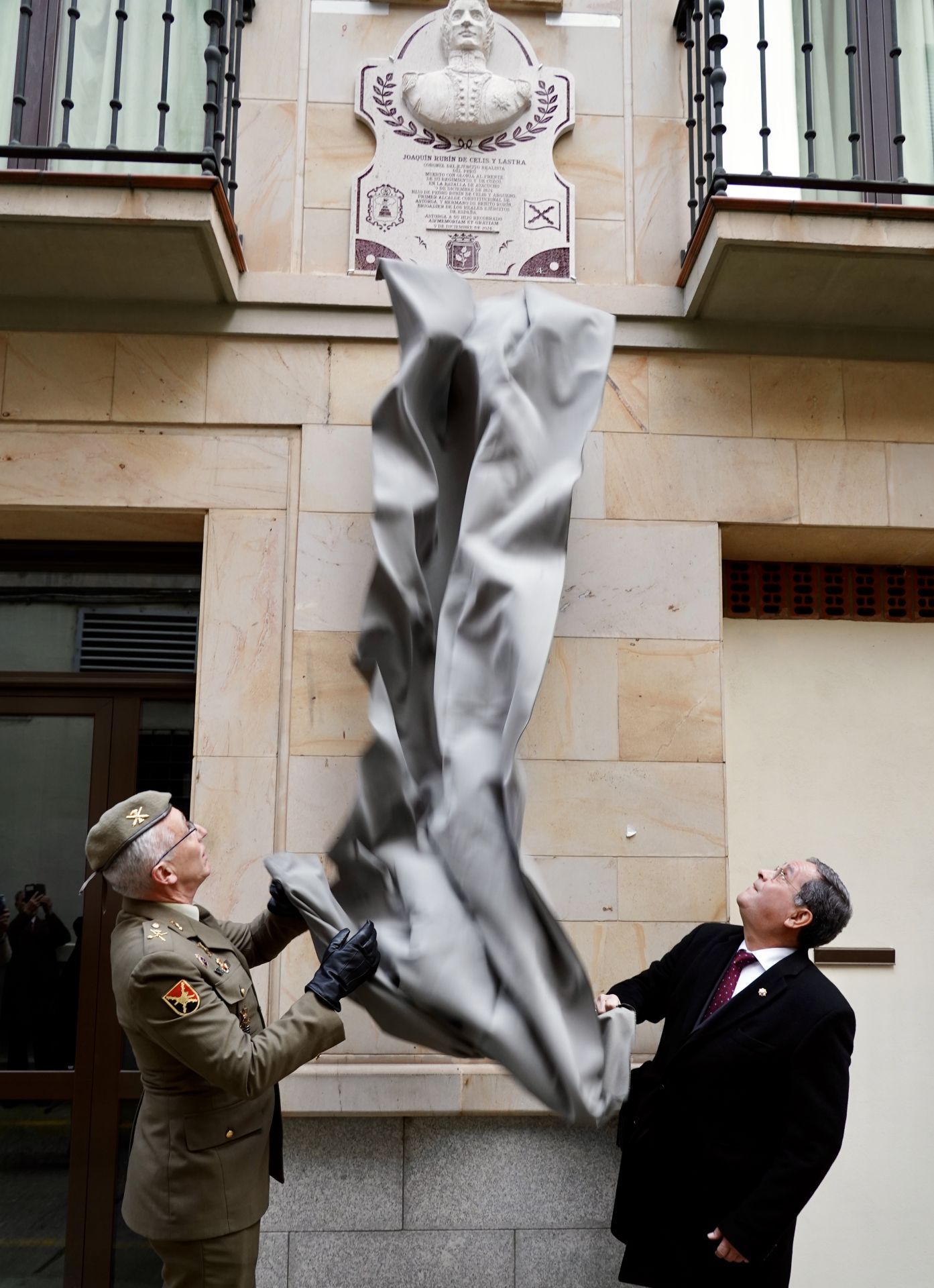 Homenaje al coronel Joaquín Rubín de Celis y Lastra